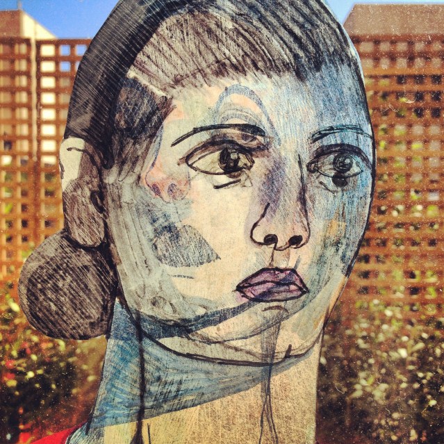 looking out the window