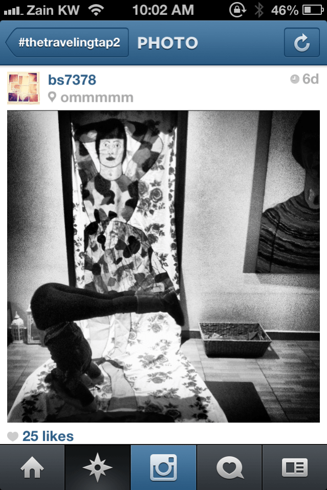 omming with bianca, back in kuwait