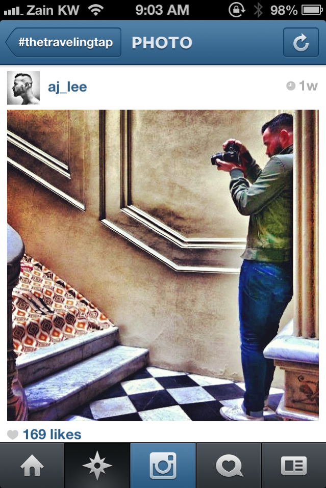 aj takes a photo. this was a teaser, a tiny taste of things to come