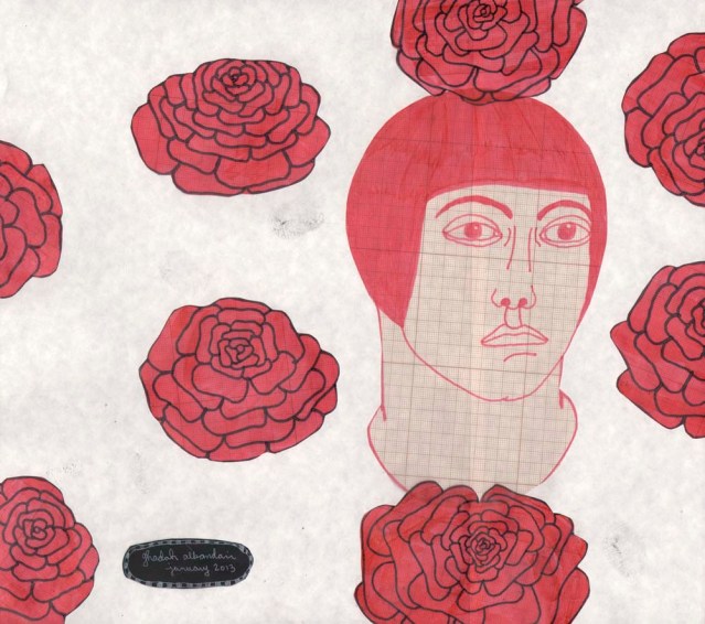 i'm finding solace in flowers and graph paper