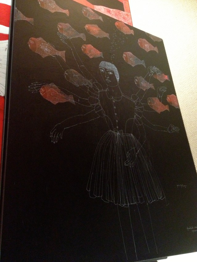 i'm not sure if i posted this one earlier, but i changed it. it's one of those works that was a bit of a thorn in my side because i just wasn't sure about it. i mean, i didn't like it but was convincing myself that i did. i am SO GLAD i decided to work on it today. this has made me a happier duck!