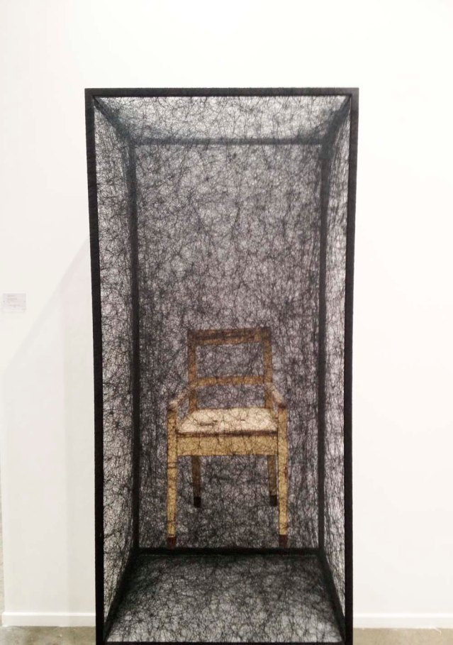 thank you, art dubai, for this. i've always loved chiharu shiota's haunting works. here a chair in charming decay