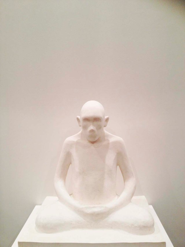 this lovely man caught my attention. i was so transfixed by him i forgot to note the artist's name. i guess it doesn't really matter