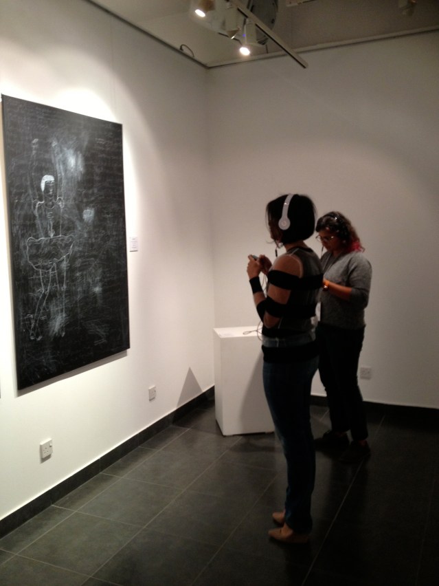 lastly, the lady with the pink hair. this is jana with haya alissa, who, along with ibrahim, ran the show. big hug, h