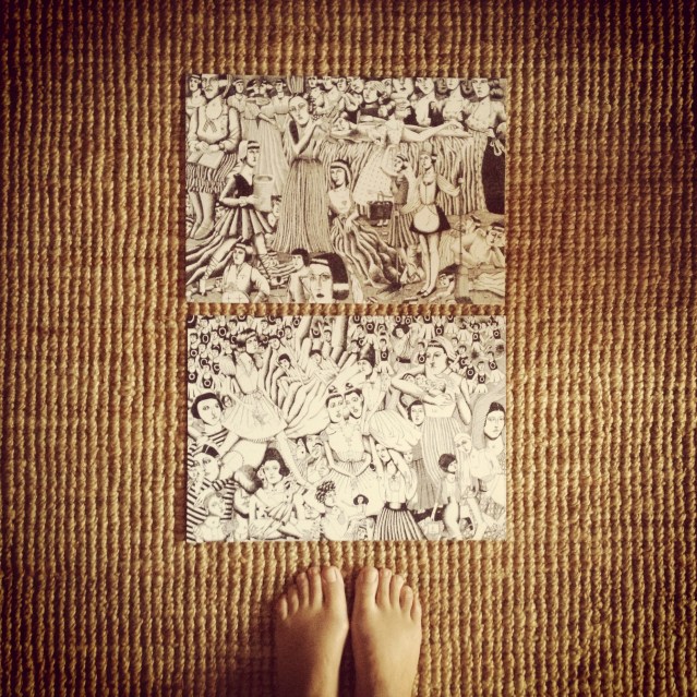 these are the two pictures i have finally framed and taken to noor. these will be taken to dar.nur tomorrow