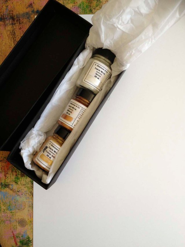 last october i received these little bottles of gold, silver and bronze acrylic from my now very special friend naz. at the time, i hadn't even met her. nazira, thank you for my private olympian moment!