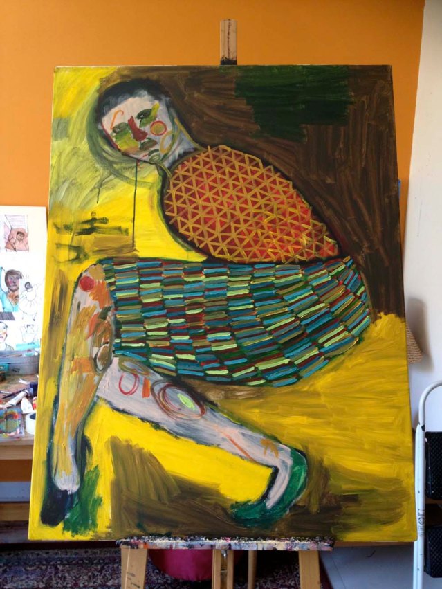 here i'm enjoying the colors