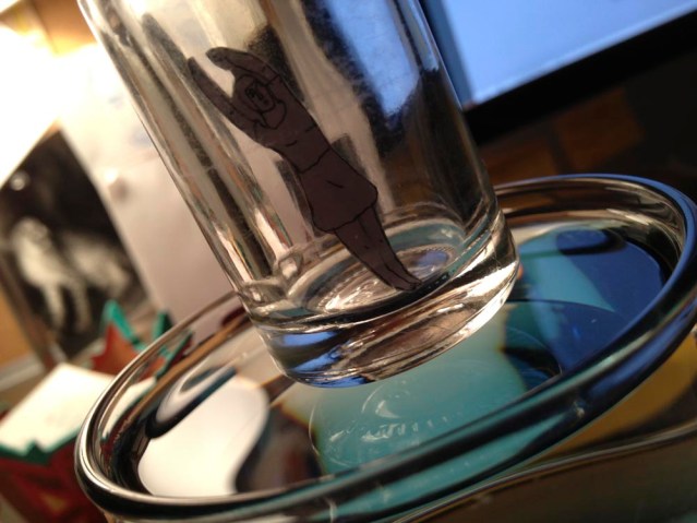 this is very indiana jones. she's just about to be submerged