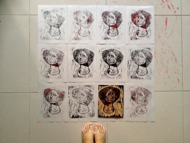 the requisite foot photo