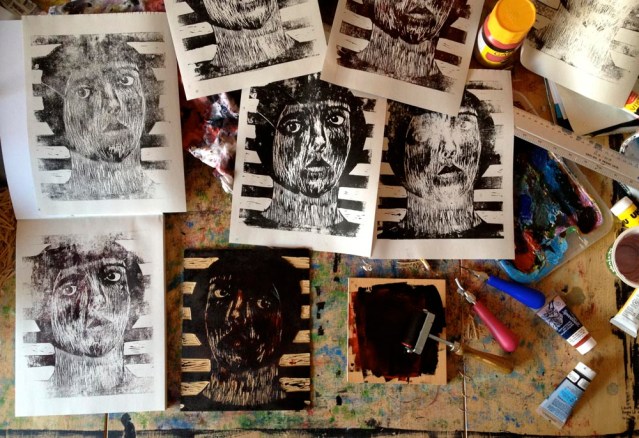 these prints are amazing to touch and leaf through. they make me happy