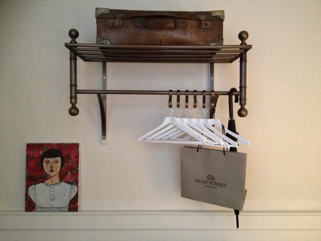 that suitcase is real. i had to check that it wasn't just decor. and there's rose. remember her?