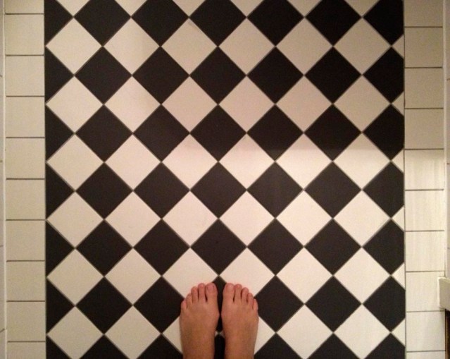 i've always loved checkered tiles
