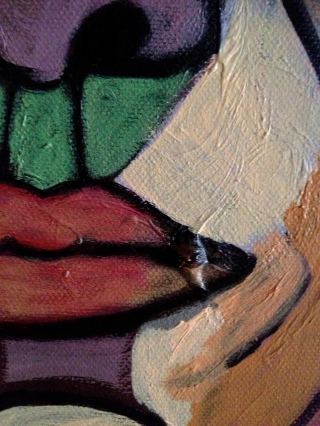 she has a mole on her lip