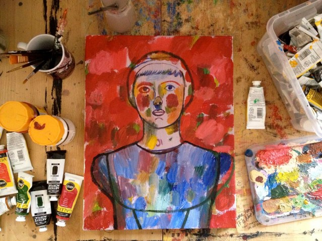 the roses emerge. emergency roses