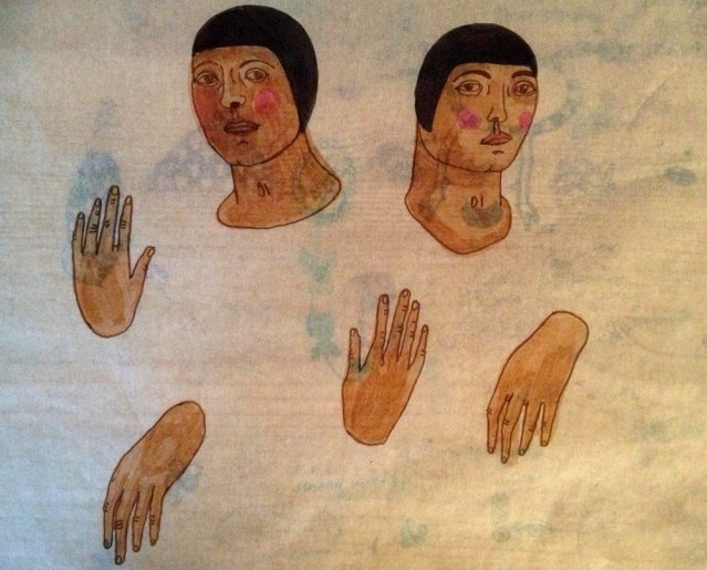 eves on tracing paper