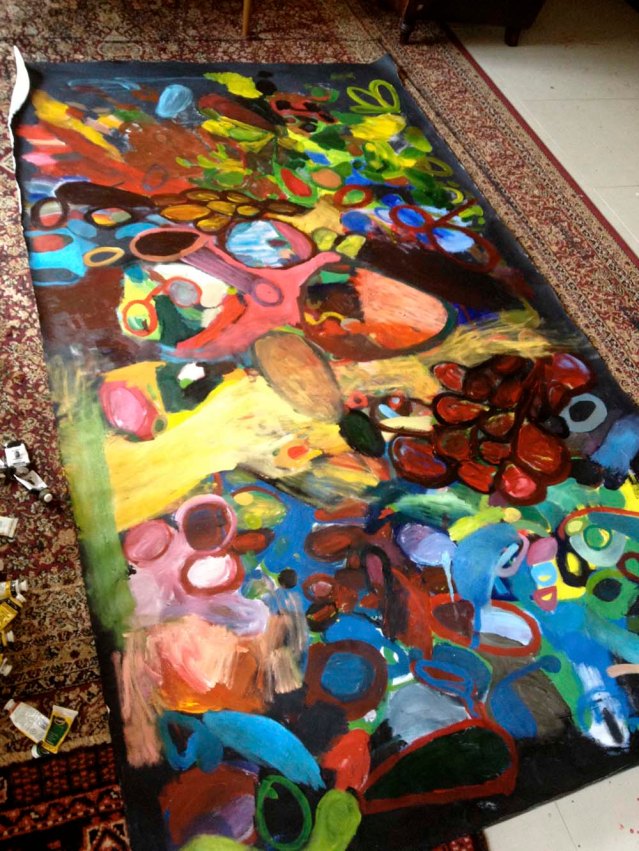 ...as shapes and shadows begin to form