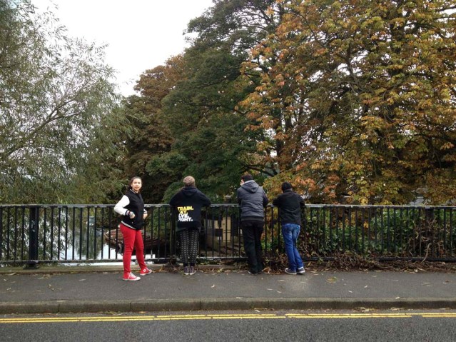 bridge over the river stour. here we had already realized that the boathouse was closed for the day. i was so disappointed and secretly wanted to cry. one of the main reasons i chose dedham was for the rowboats