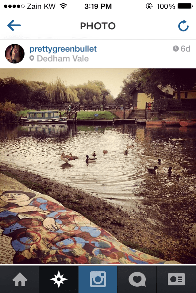 the river stour. we were disappointed to find that the riverboat restaurant was closed, so no rowboating. that really sucked, so we had to settle for feeding the birds