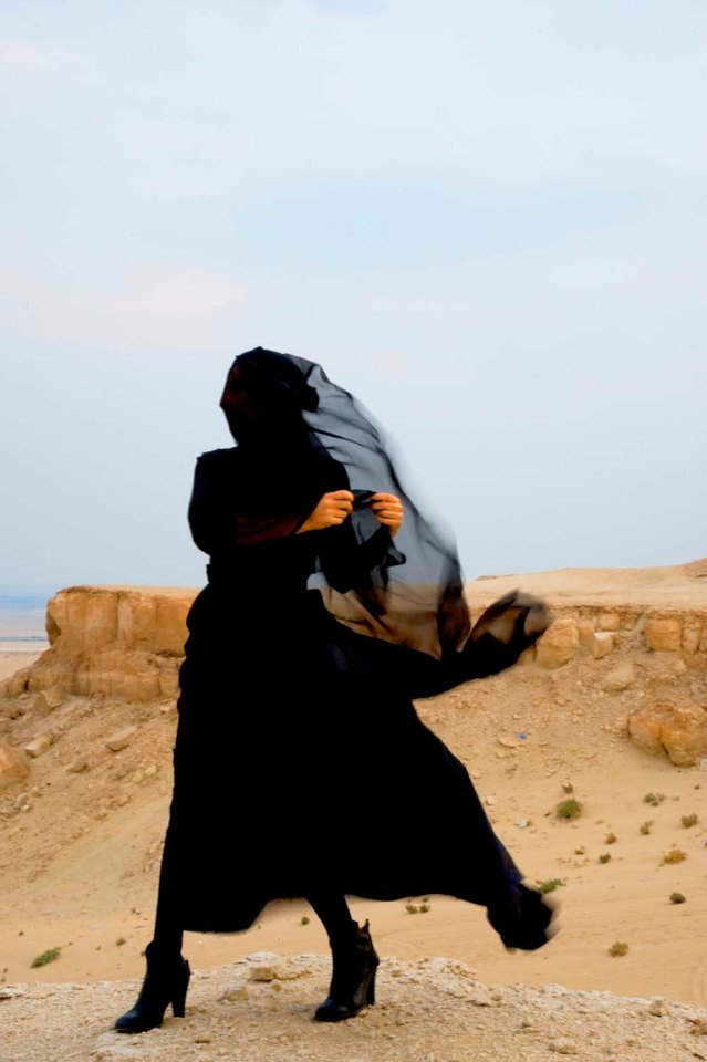 day two of shooting in the desert was very different to day one: it was windy and cold, our eyes were tearing and our noses were running