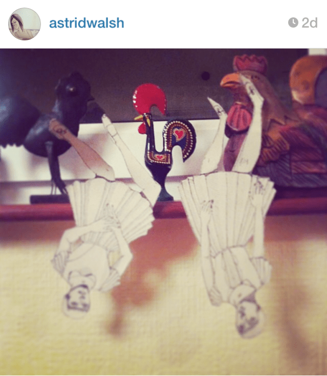 astrid: look same chicken!  *if you look at the previous post you will see that i have the same rooster, gifted to me by my friend reem. it's supposed to bring good luck*