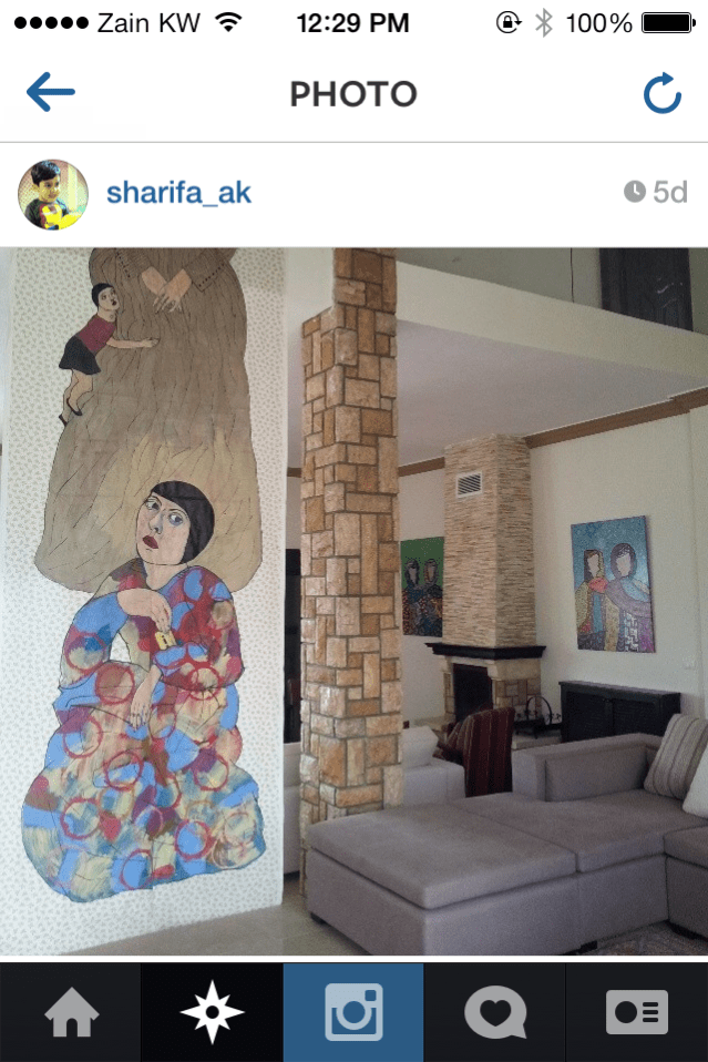 this one was posted by my mom at my parents' place up in the mountain in beirut