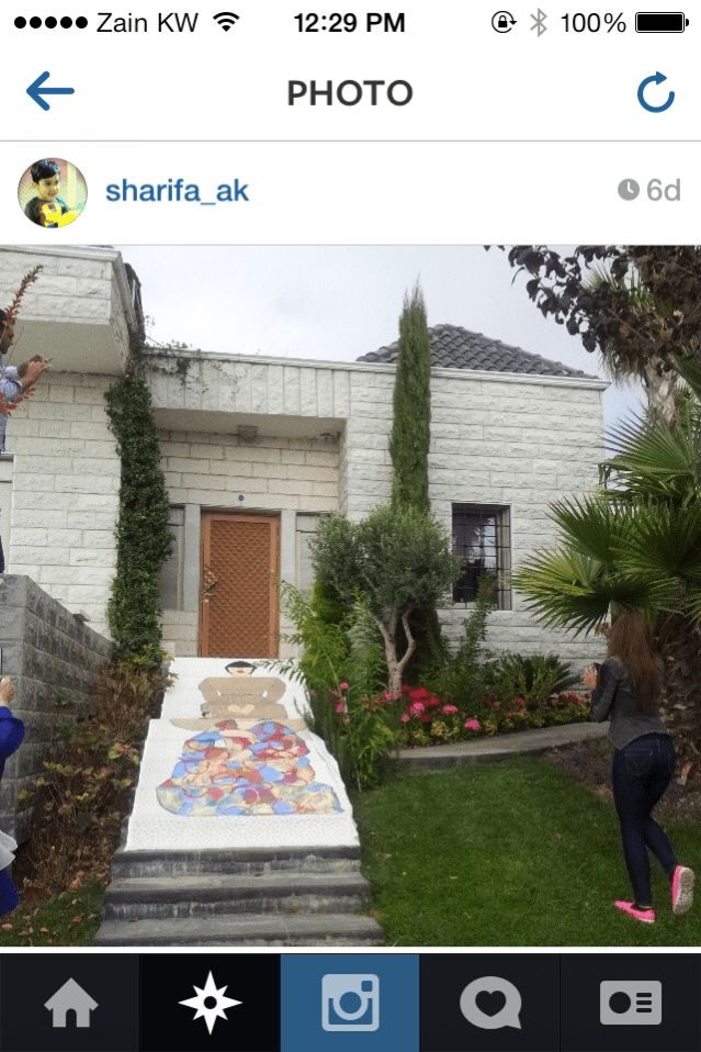 that is my cousin sharefah taking a photo of the tap. i guess this is up in the mountain too. getting my mom to include the location is a failed cause