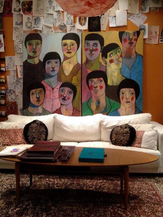 friday night the sister paintings met