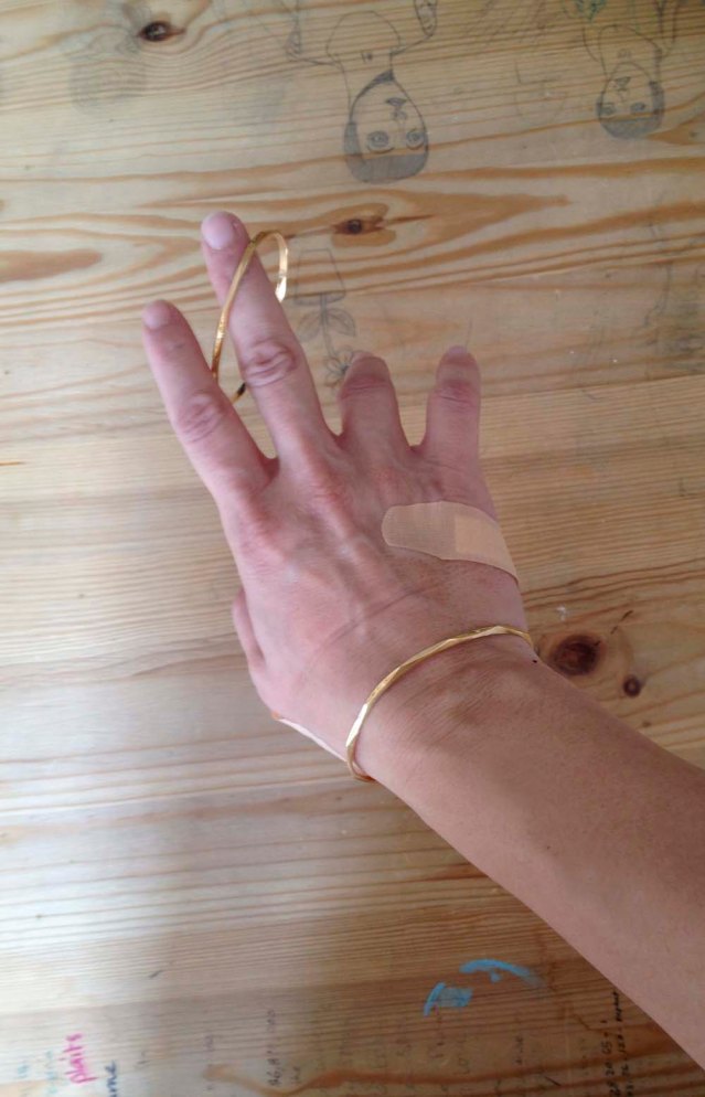 ouch and ouch. no matter how many times you utter the mantra 'mind over matter', it doesn't really work if you're actually causing injury to your matter