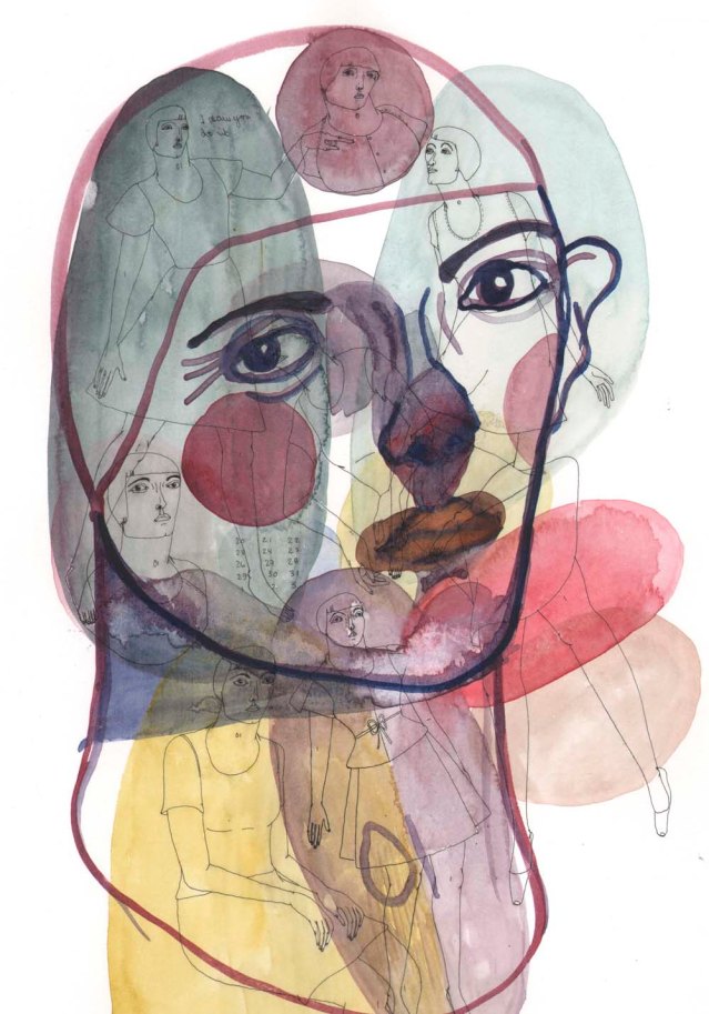 clown. i love this one. it's one of those drawings that just happened