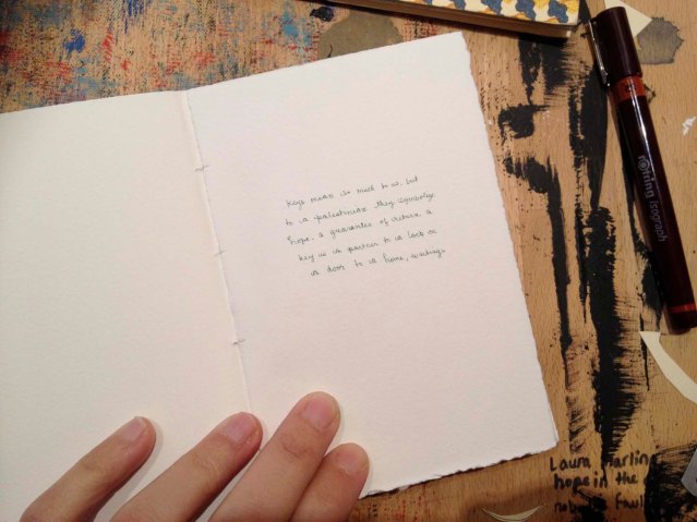 a little write-up leading to the tree