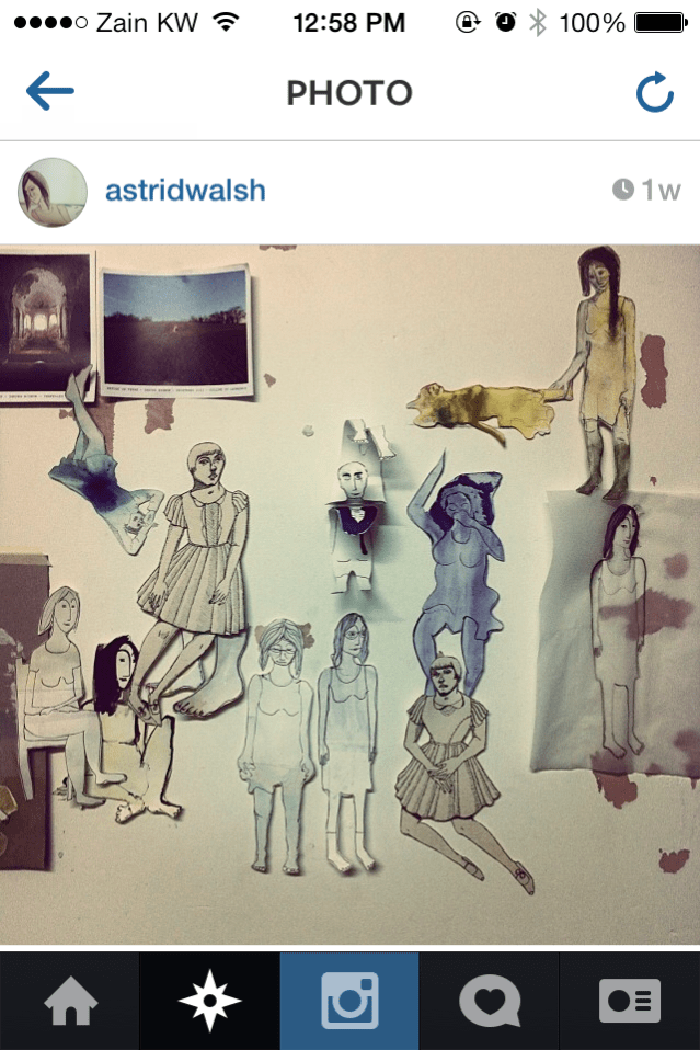 astrid: 'can you spot them in the crowd?'