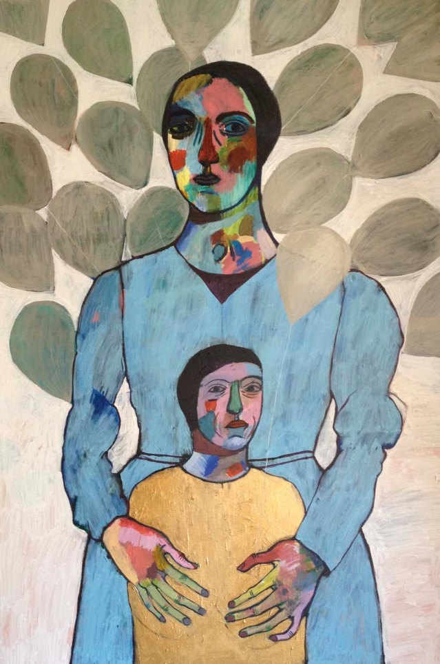 birthdays at the amlia dyer baby farm, 2014, acrylic on canvas, 101 x 152 cm