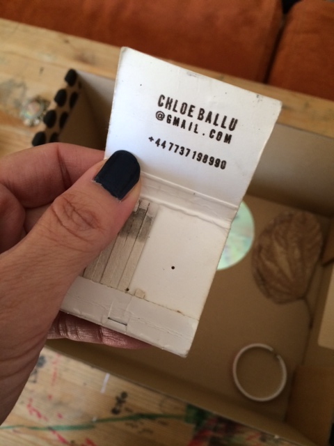 a name matchbox. isn't this the most adorable name card ever? oink!