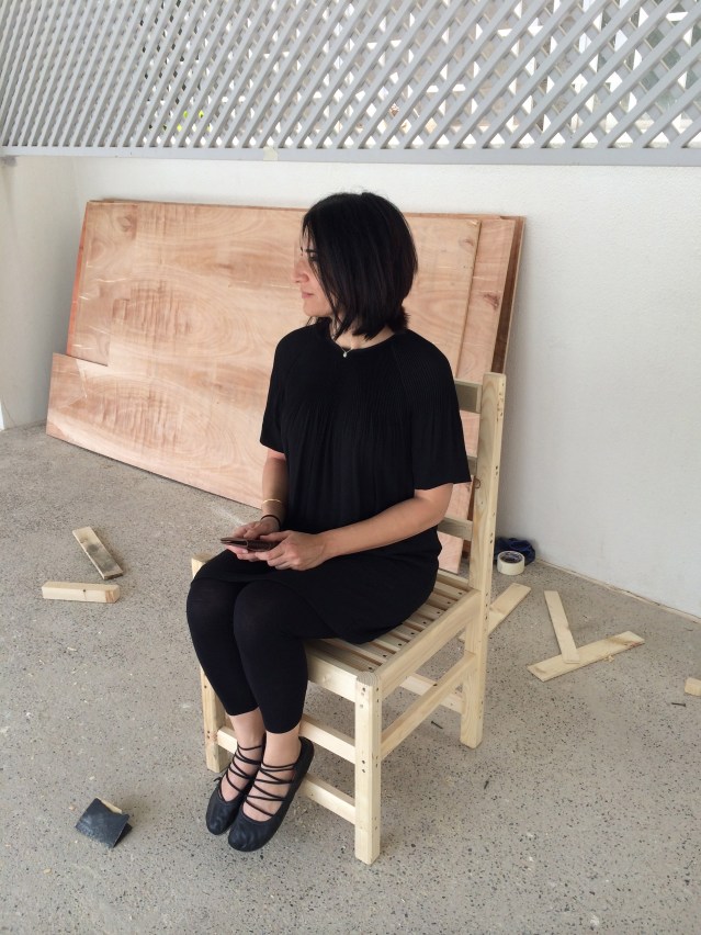 me on a chair that is soon to be impossible