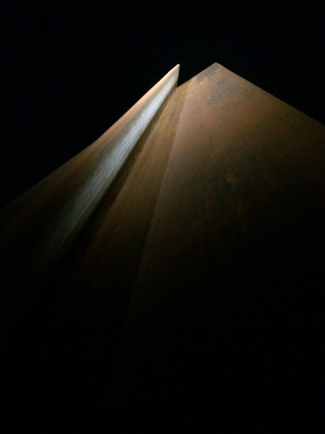 richard serra's '7' outside the museum of islamic art in doha