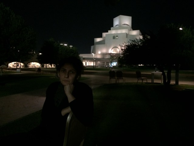 waiting for hameed the driver to arrive, ala and sat under a lovely rubber tree, the museum a picturesque backdrop
