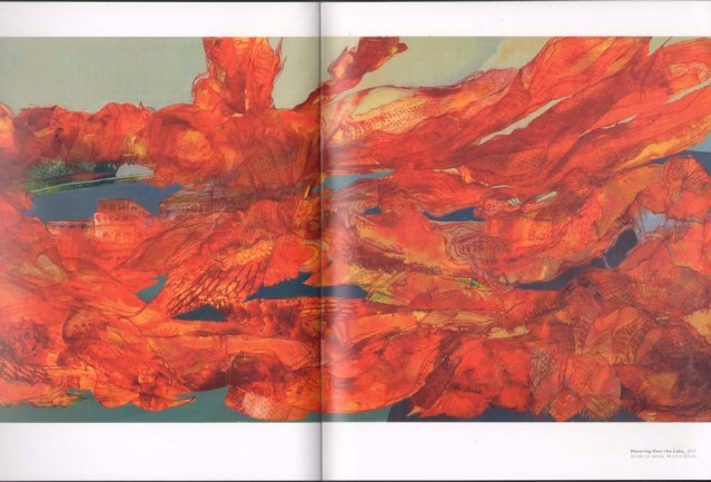 i got this from the catalog. i wasn't thinking last night and didn't take a photo of one of my favorite pieces. mourad's work is so mythological and dreamy. here a school of goldfish mermaids