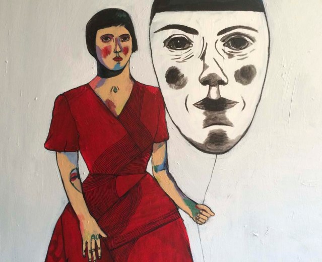 a girl and her balloon, a balloon and her girl