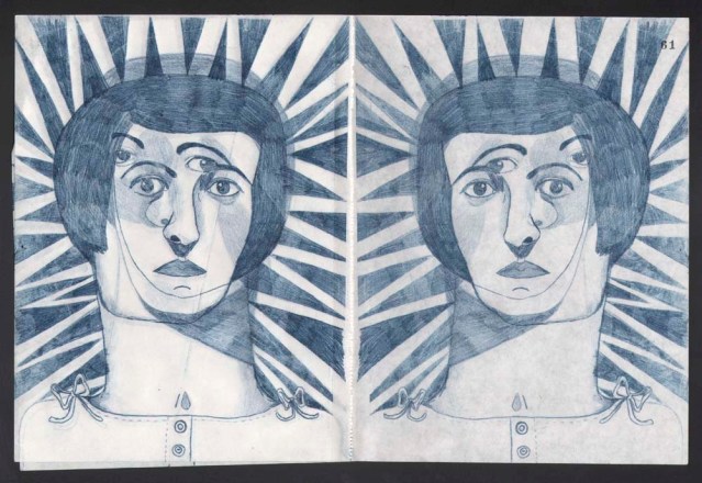 flag } in triplicate