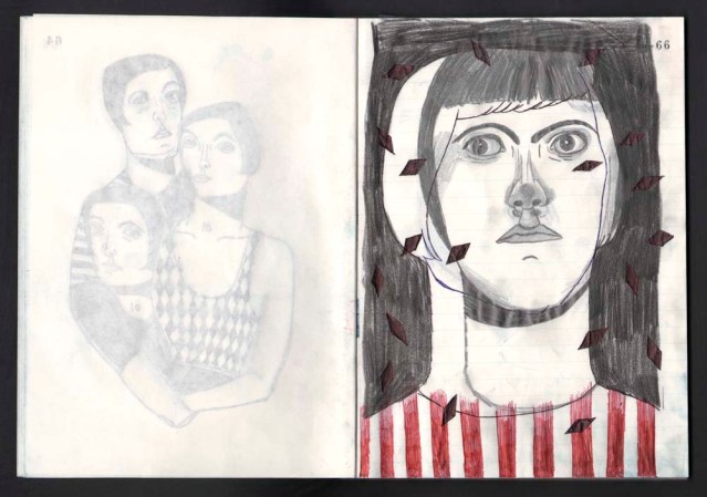 fly season } the original in pencil, color pencil and ballpoint pen