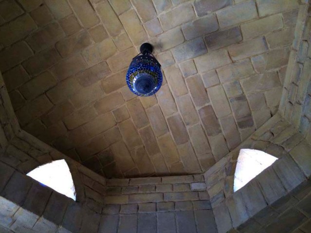 the ceiling of the temple of all faiths