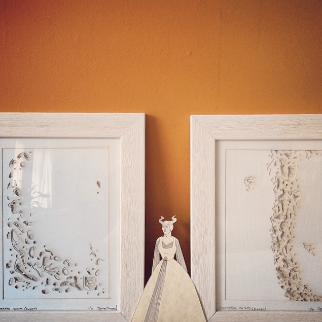 eve with thomas modeen's 'inverted dunes'