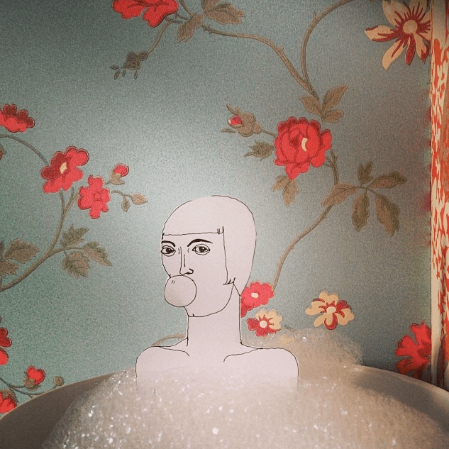 bubble bath gum bubble