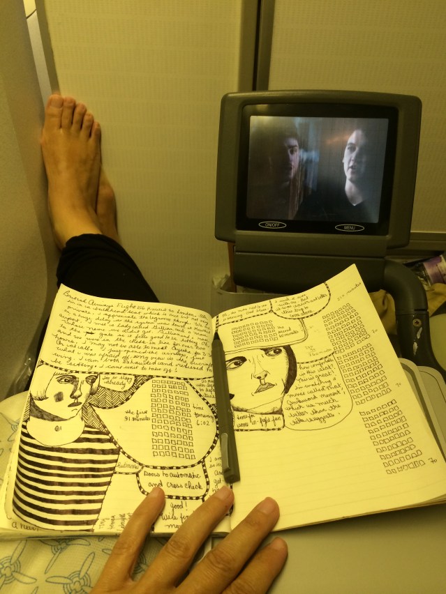 mangled airplane feet