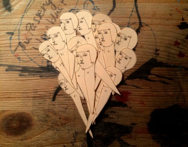 ice cream cone pinheads. coneheads?