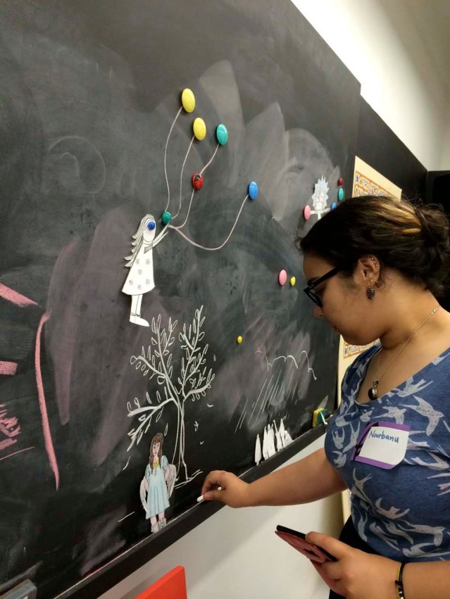 noorbanu shelters her winged girl