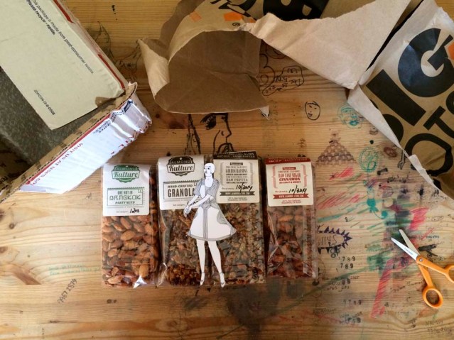 eve, granola and nuts