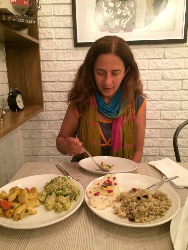 the artichoke salad was so delicious