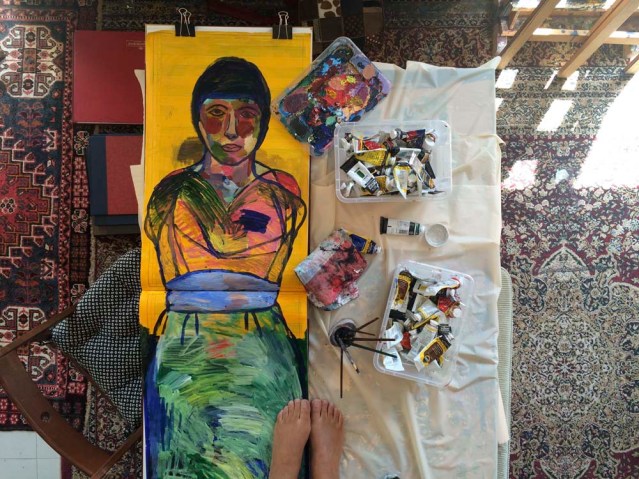 a week or so ago i began work on my second centerfold