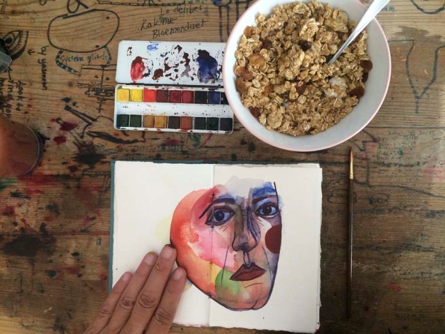 i always take my breakfast with a pinch of entertainment